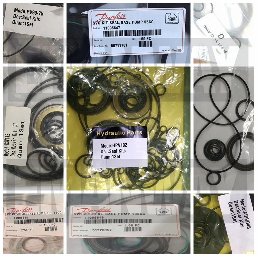 Rexroth OEM Hydraulic Piston Pump Motor /Vane Pump/Gear Pump Rubber Seal Kits Mechanical Face Seal Spare Parts Gasket Repair Kit Shaft Seal O-Ring Seal Parts