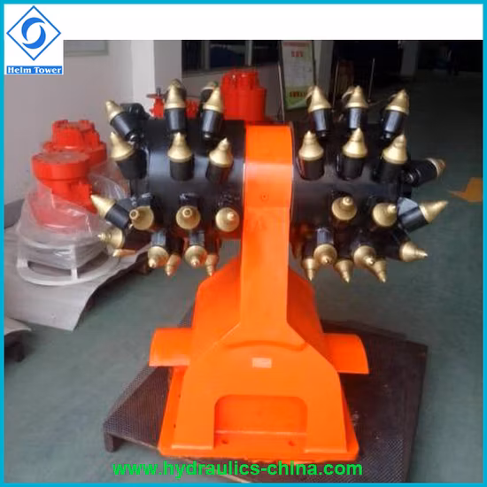 Baggerteile hydraulischer rotierender horizontaler Trommelschneider Hdc18 Hdce18